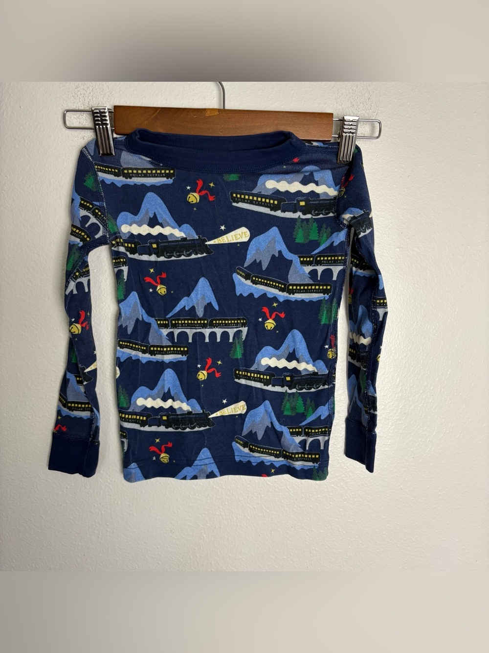 HANNA ANDERSSON x POLAR EXPRESS 100% Organic Cotton Zip Up PJs Christmas 4